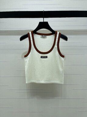 Miu Miu U-neck knit vest